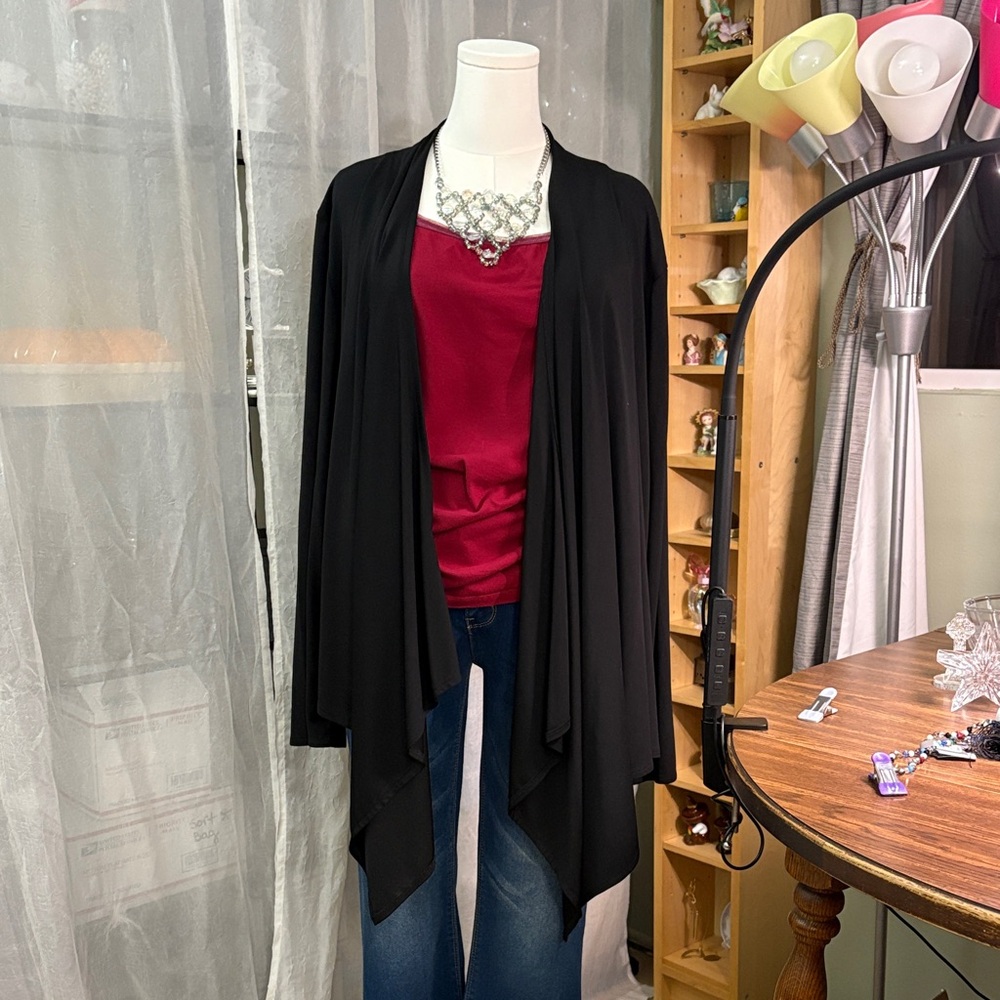 Chic Black Women's Cardigan
